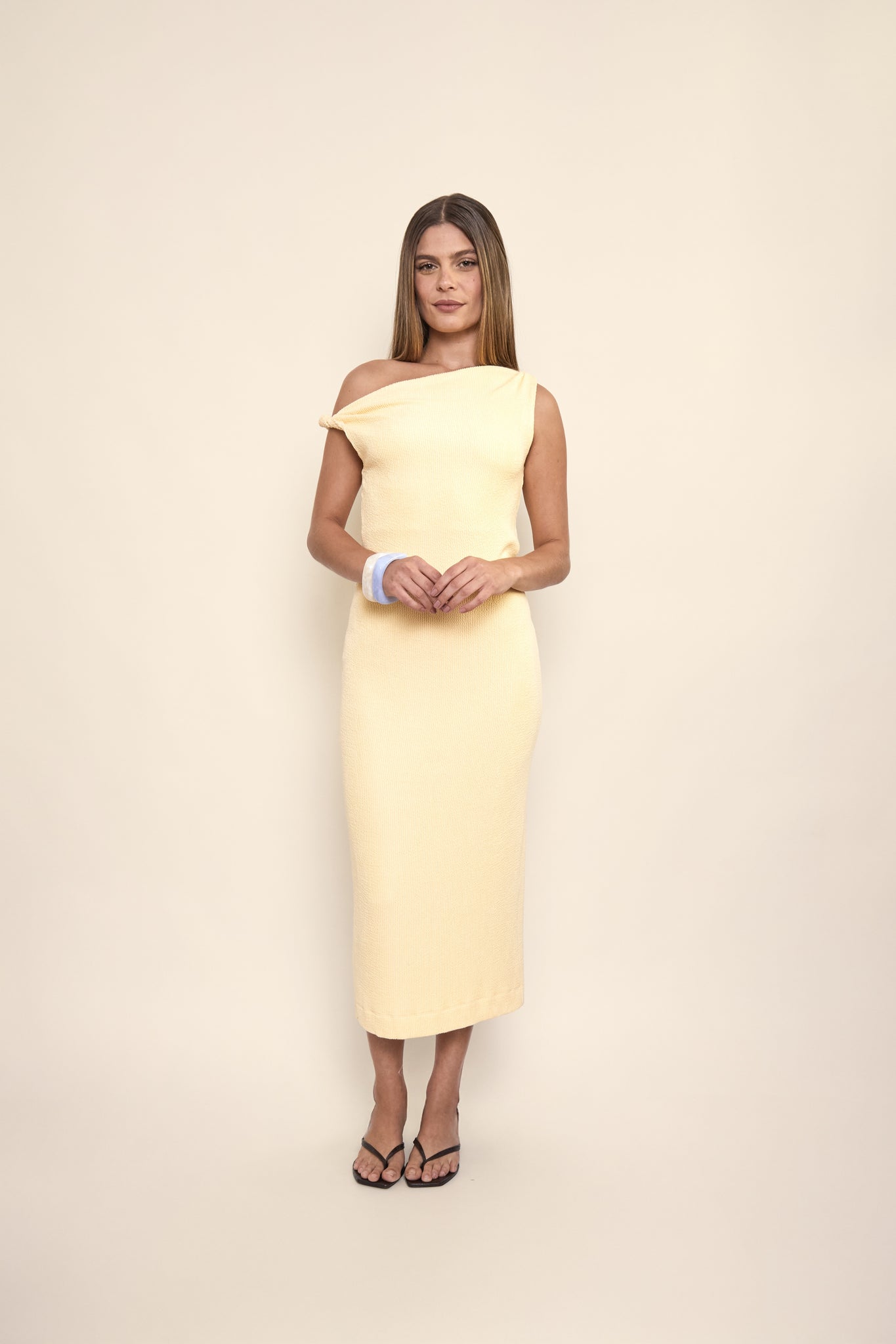 Farah Dress in Butter