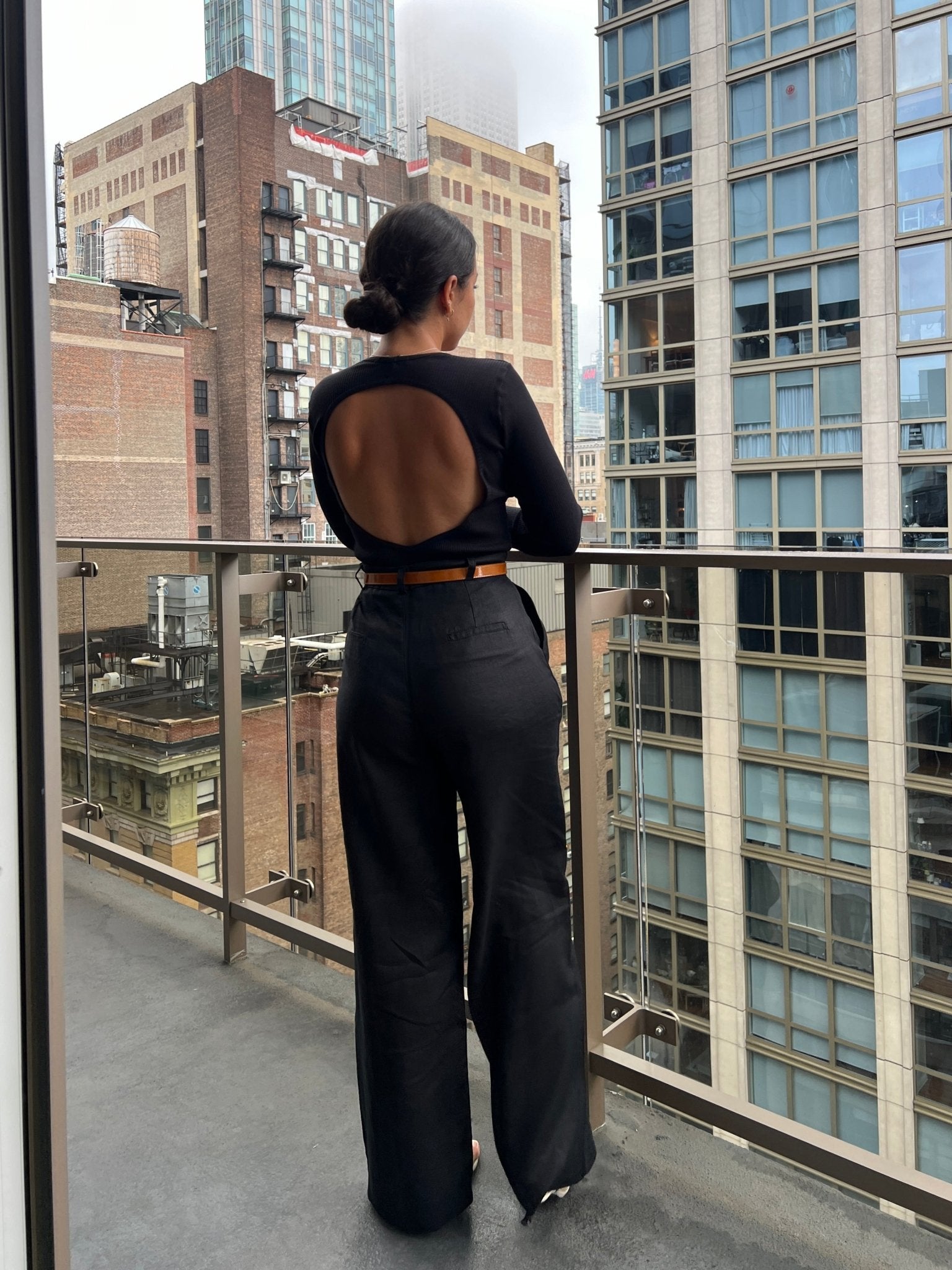 Tricia Open Back Top - KNYT STUDIOS