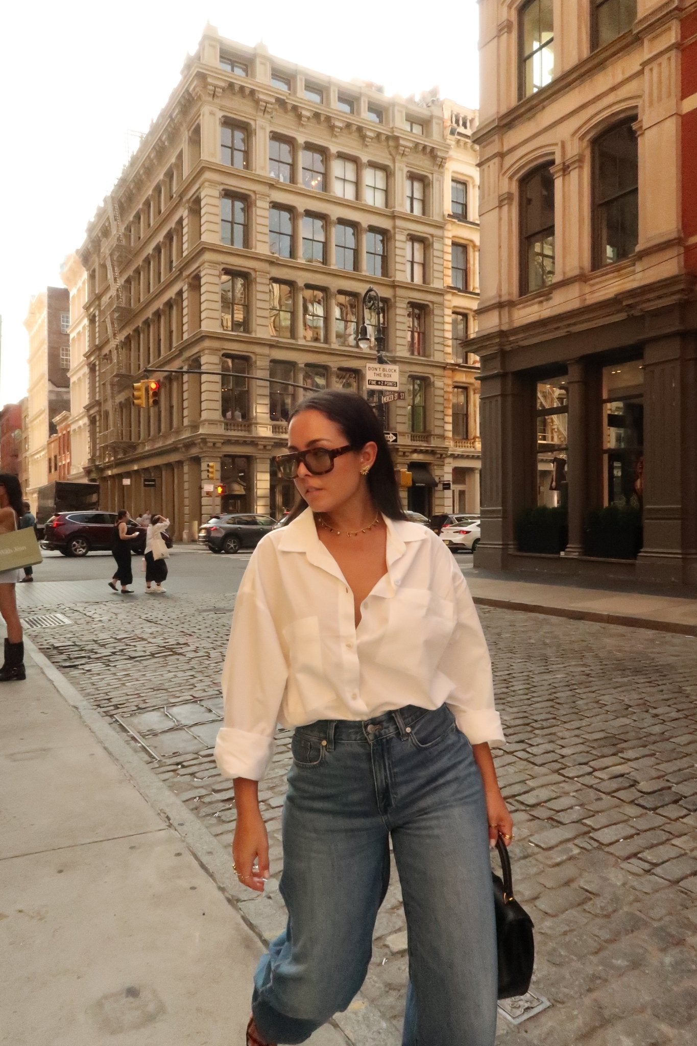 White Vera Shirt - KNYT STUDIOS