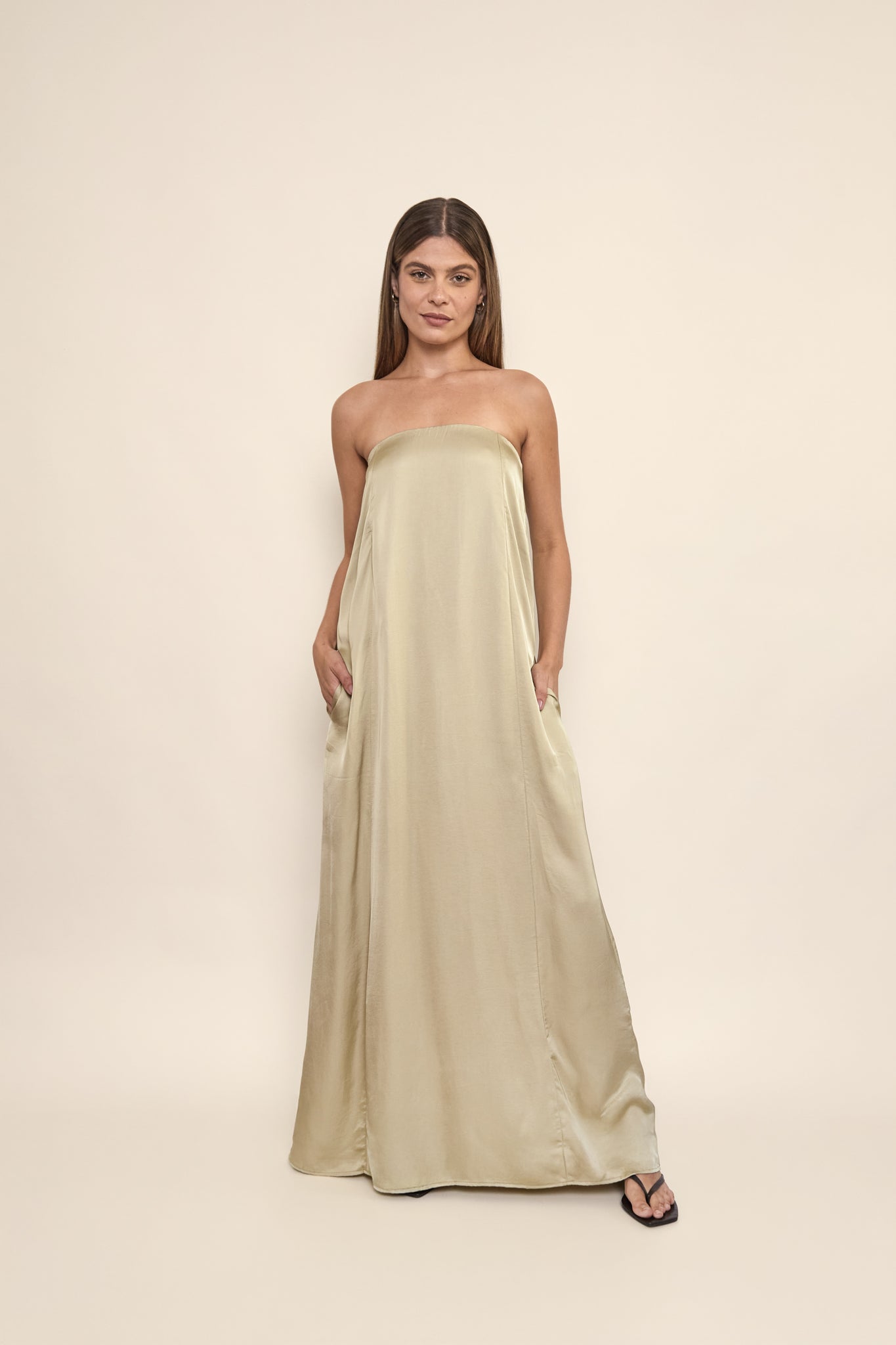 Lila Dress in Sage