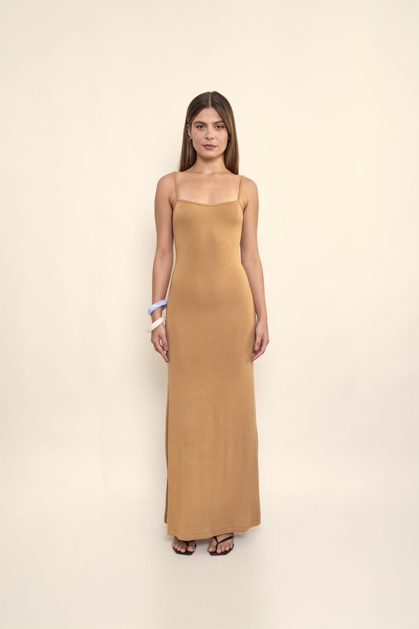 Sophie Dress in Camel