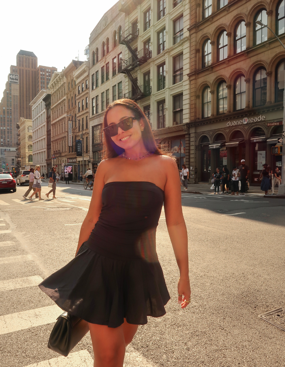 Julie Strapless Dress Black KNYT STUDIOS Julie Strapless Dress Black KNYT STUDIOS