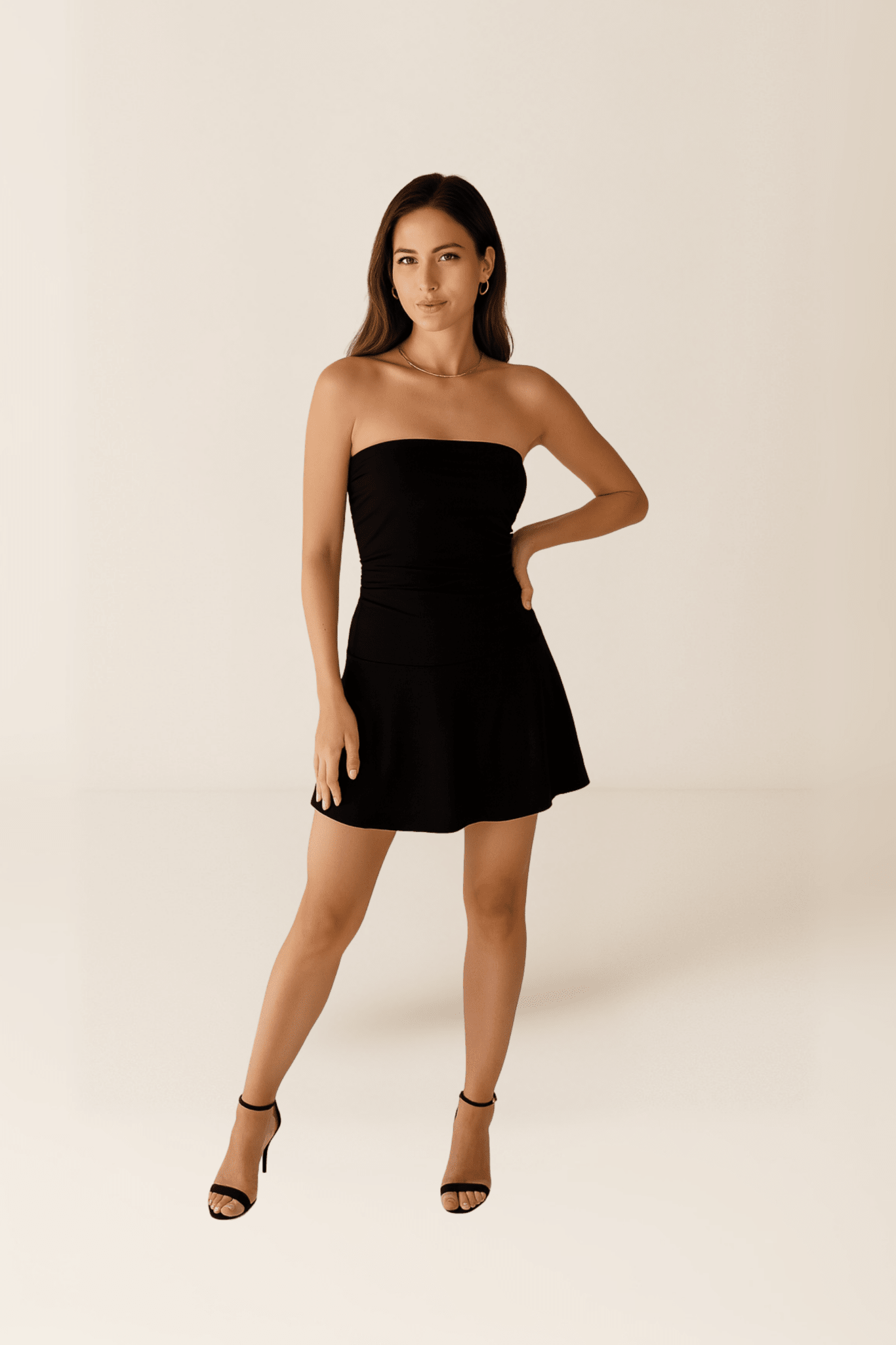 coast black strapless dress Jenni Kayne Style as the model does Julie Strapless Dress Black S